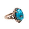 Złoty pierścionek z turkusem 5,40 ct