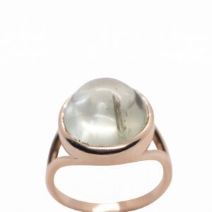 Złoty pierścionek z heliodorem 13,95 ct