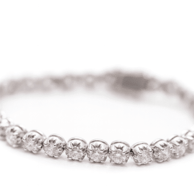 Złota bransoletka z diamentami 5,10 ct