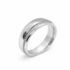 Złota obrączka z diamentami 0,26 ct 5848