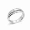 Złota obrączka z diamentami 0,26 ct 5848