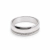 Złota obrączka z diamentami 0,26 ct 5848