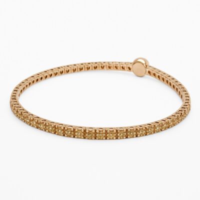 Złota bransoletka z brylantami 5 ct