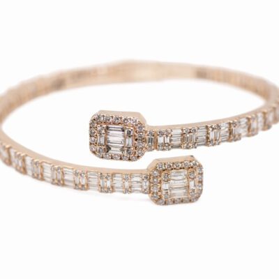 Złota bransoletka z diamentami 6,00 ct