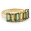 Złoty pierścionek z turmalinami 2,38 ct