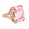 Złoty pierścionek z morganitem 21,05 ct