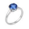 Złoty pierścionek z tanzanitem 2,94 ct
