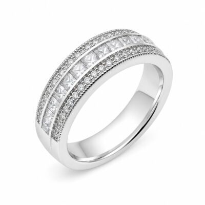 Złota obrączka z diamentami 1,00 ct 6298