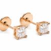 Złote kolczyki z diamentami 1,40 ct