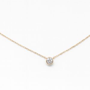 Złota celebrytka z brylantem 0,29 ct