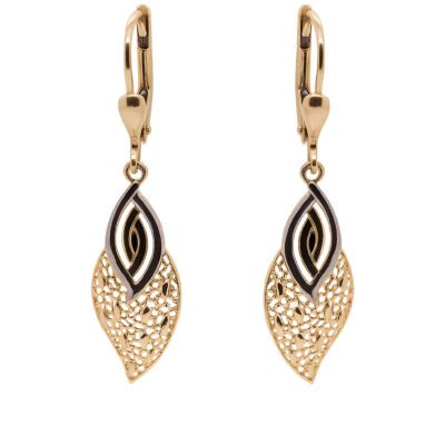 Złote kolczyki próby 585