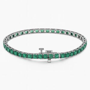 Złota bransoletka ze szmaragdami 5,17 ct