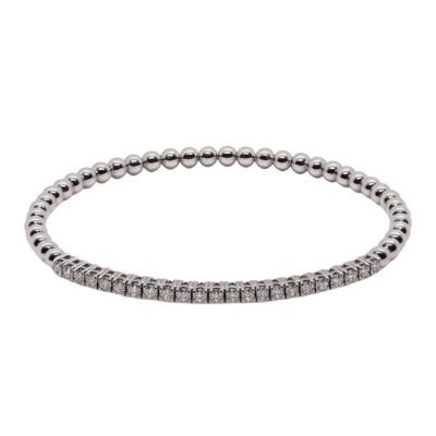 Złota bransoletka z diamentami 0,95 ct