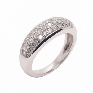 Obrączka z diamentami 0,50 ct