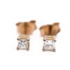 Złote kolczyki z diamentami 0,30 ct