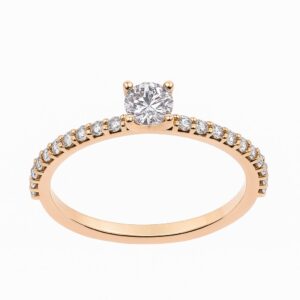 Pierścionek z diamentami 0,58 ct
