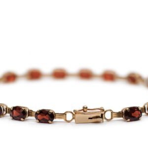 Złota bransoletka z granatami 12,00 ct